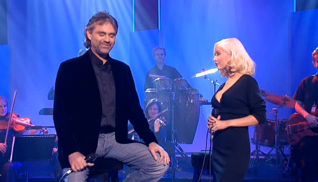 Andrea Bocelli & Christina Aguilera - Somos Novios